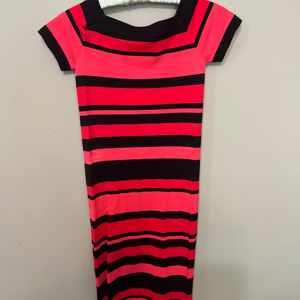 Bebe sexy dress. Red, black